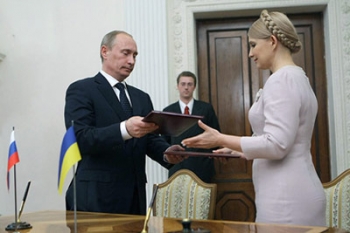 Падение цен на газ заставило Путина поддержать Тимошенко