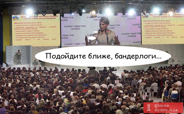 Тимошенко общается с селянами