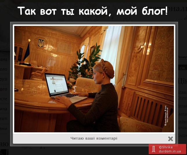 Скриншот с сайта Тимошенко :)