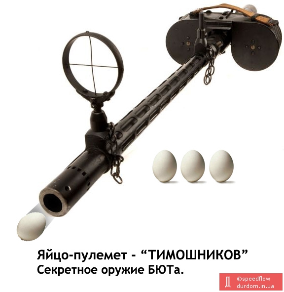 Яйцо-пулемет ТИМОШНИКОВ