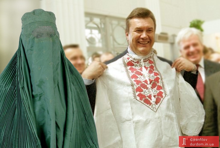 Виктор и Людмила Януковичи на шопинге.