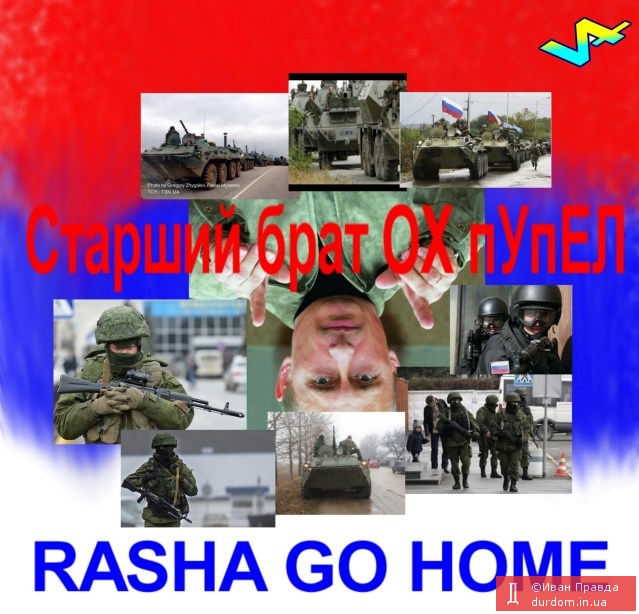 Russia go home