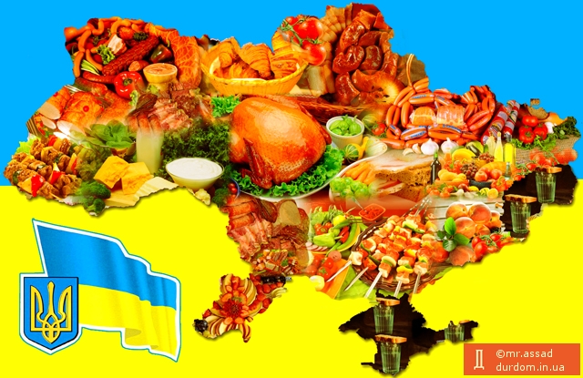 map food of Ukraine...