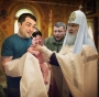 Первое фото крещения сына Захарченко