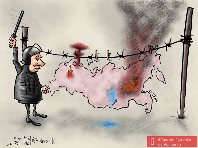 - Что делать? - Тушить! - #Пожары??? - #Протесты!!! #карикатура від #Petrenko