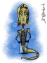 #захарова - это #крокодилизм...  #карикатура від #Petrenko