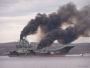 Вторые сутки горит "адмирал Кузнецов"
