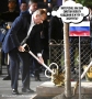 Путин примеряет лопату