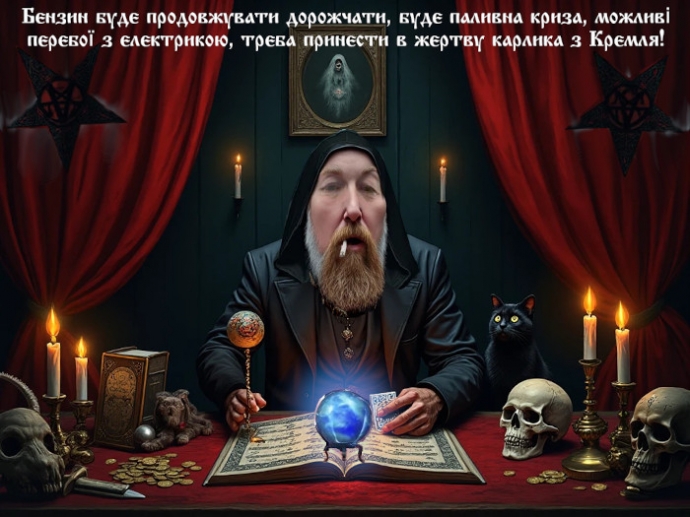 Ясновидець Мадяр провіщає московитам майбутнє