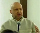 Пастор Турчинов проповедует в баптистской церкви